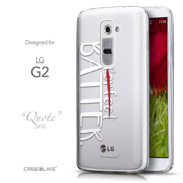 Front & Side View - CASEiLIKE LG G2 back cover Quote 2410