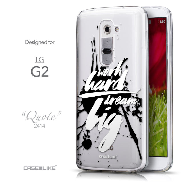 Front & Side View - CASEiLIKE LG G2 back cover Quote 2414