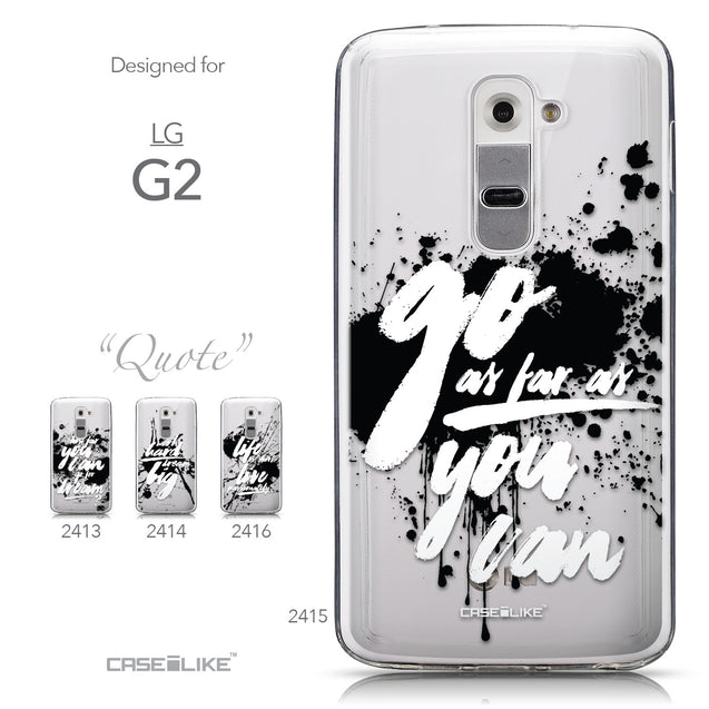 Collection - CASEiLIKE LG G2 back cover Quote 2415