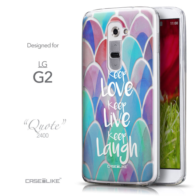 Front & Side View - CASEiLIKE LG G2 back cover Quote 2417