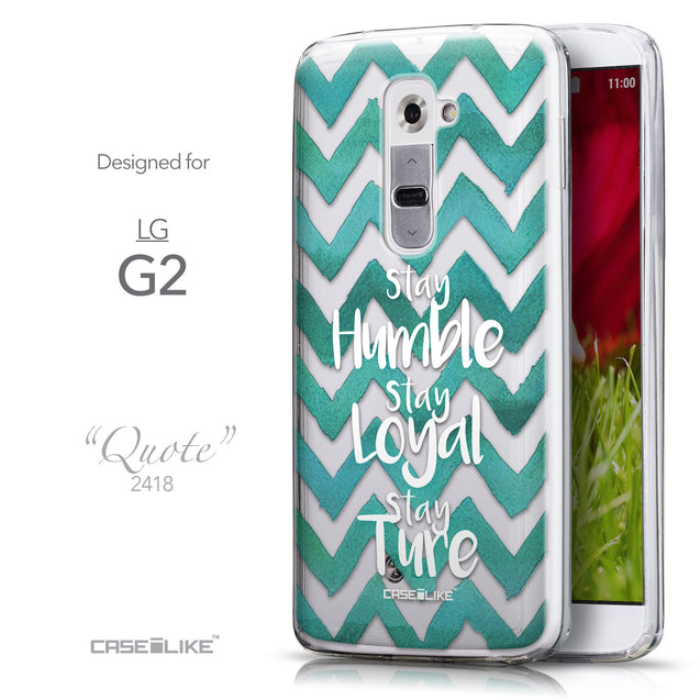 Front & Side View - CASEiLIKE LG G2 back cover Quote 2418