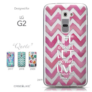 Collection - CASEiLIKE LG G2 back cover Quote 2419