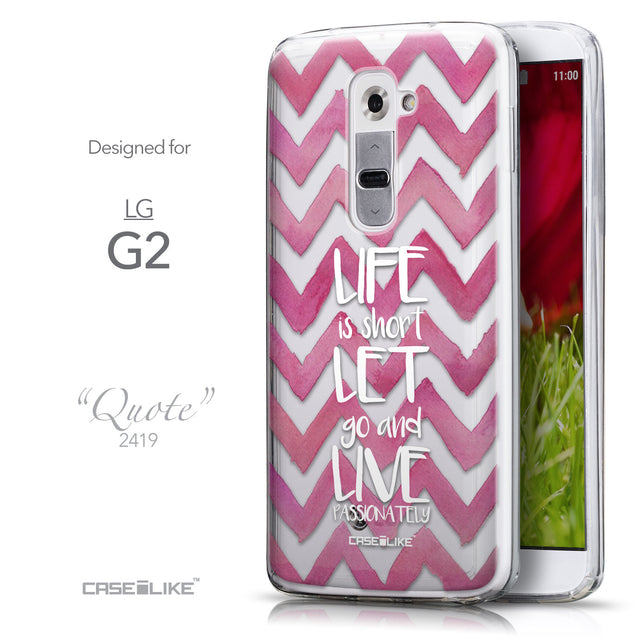Front & Side View - CASEiLIKE LG G2 back cover Quote 2419
