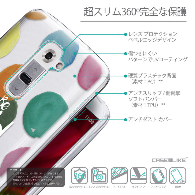 Details in Japanese - CASEiLIKE LG G2 back cover Quote 2420