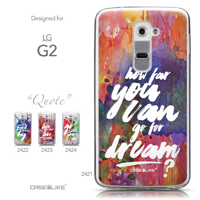 Collection - CASEiLIKE LG G2 back cover Quote 2421