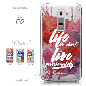 Collection - CASEiLIKE LG G2 back cover Quote 2423