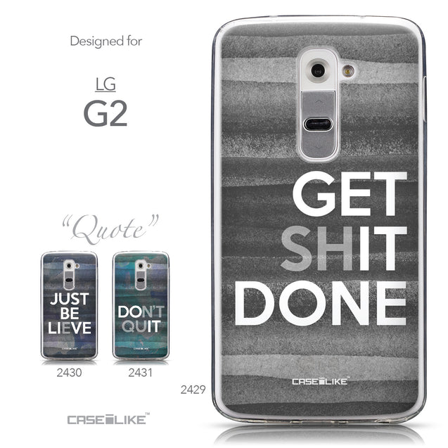 Collection - CASEiLIKE LG G2 back cover Quote 2429