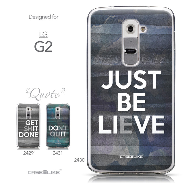Collection - CASEiLIKE LG G2 back cover Quote 2430