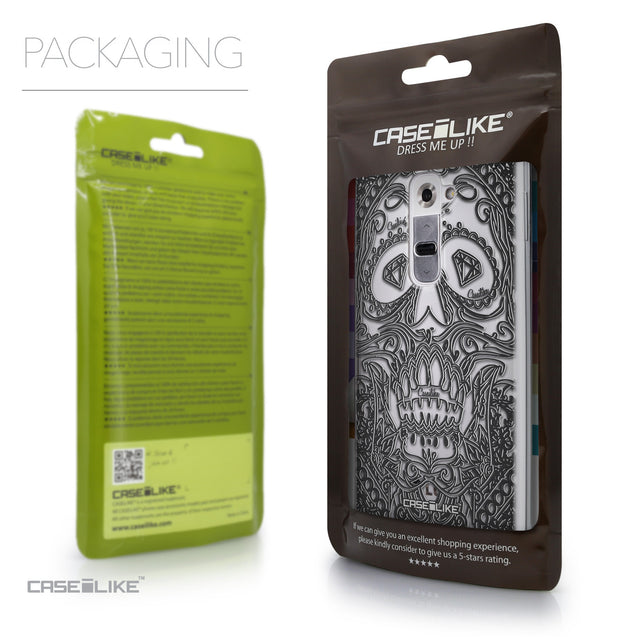 Packaging - CASEiLIKE LG G2 back cover Art of Skull 2524