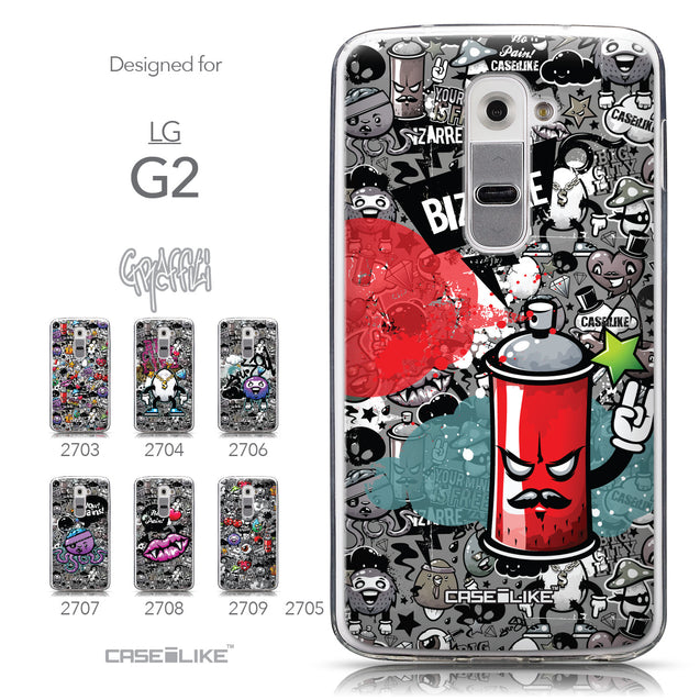 Collection - CASEiLIKE LG G2 back cover Graffiti 2705