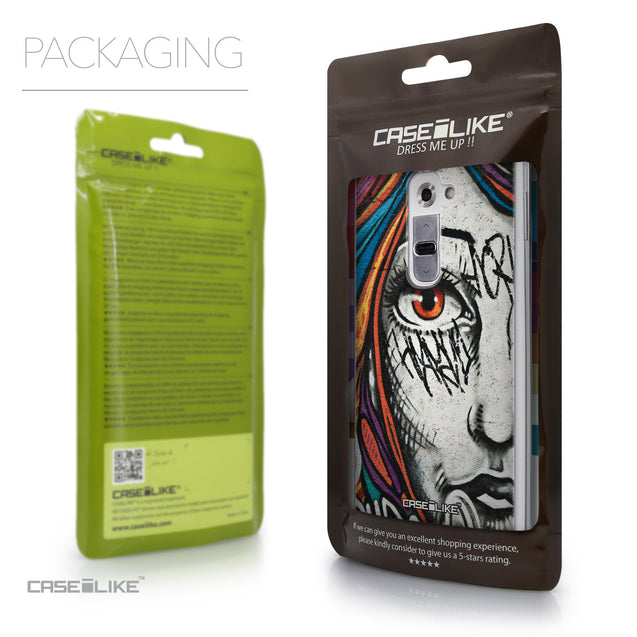 Packaging - CASEiLIKE LG G2 back cover Graffiti Girl 2724