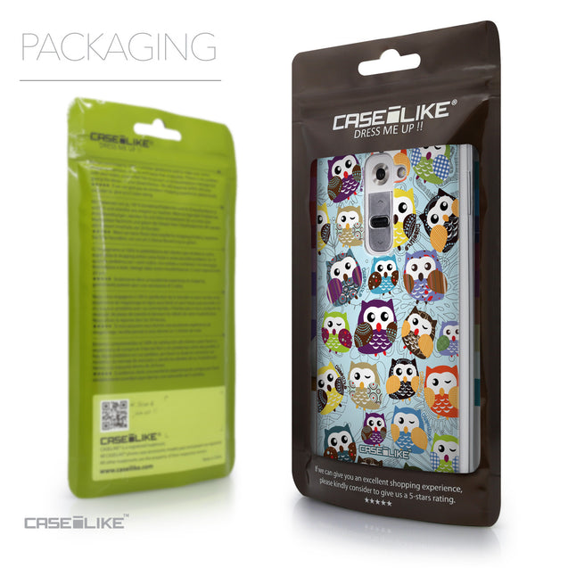 Packaging - CASEiLIKE LG G2 back cover Owl Graphic Design 3312
