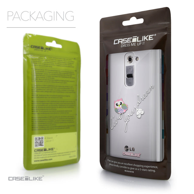 Packaging - CASEiLIKE LG G2 back cover Owl Graphic Design 3314
