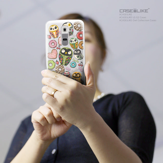 Share - CASEiLIKE LG G2 back cover Owl Graphic Design 3315