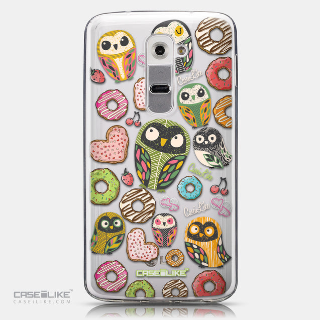 CASEiLIKE LG G2 back cover Owl Graphic Design 3315