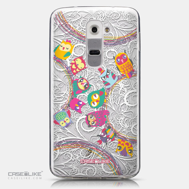 CASEiLIKE LG G2 back cover Owl Graphic Design 3316
