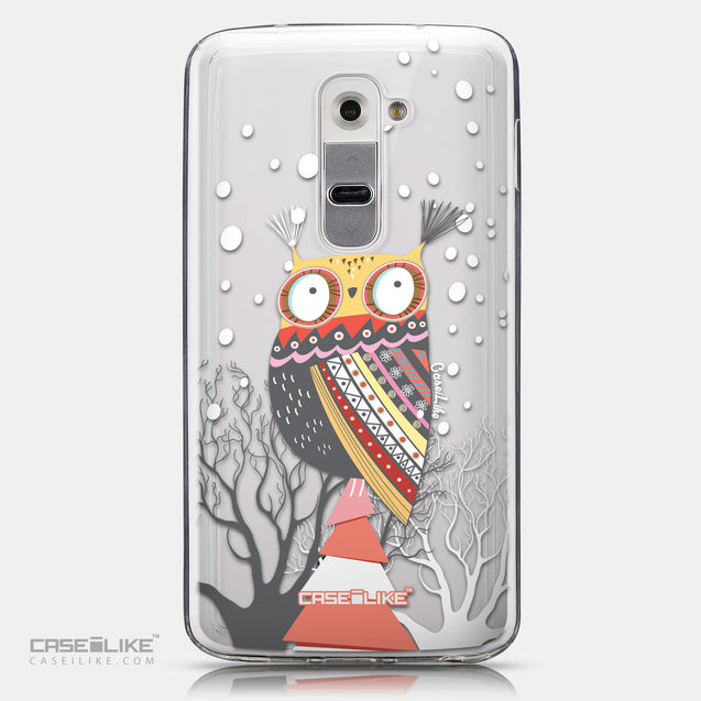 CASEiLIKE LG G2 back cover Owl Graphic Design 3317