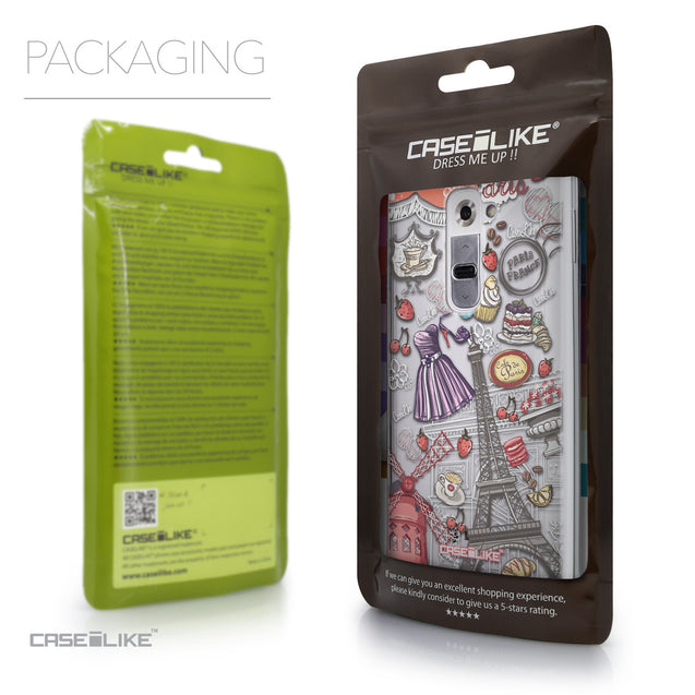 Packaging - CASEiLIKE LG G2 back cover Paris Holiday 3907