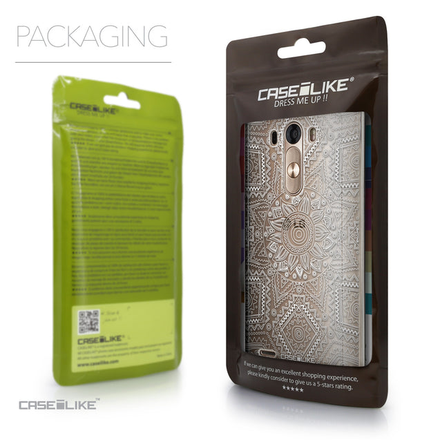 Packaging - CASEiLIKE LG G3 back cover Indian Line Art 2061