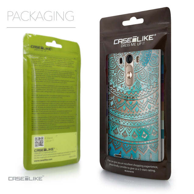 Packaging - CASEiLIKE LG G3 back cover Indian Line Art 2066