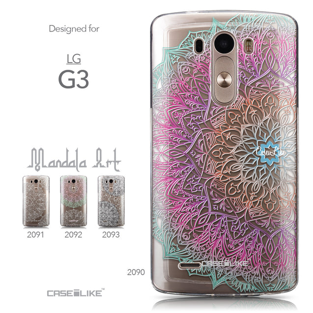 Collection - CASEiLIKE LG G3 back cover Mandala Art 2090