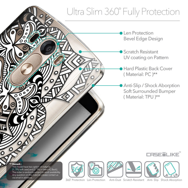 Details in English - CASEiLIKE LG G3 back cover Mandala Art 2096