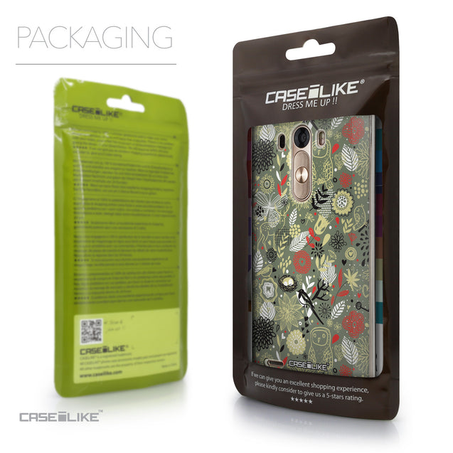Packaging - CASEiLIKE LG G3 back cover Spring Forest Gray 2243