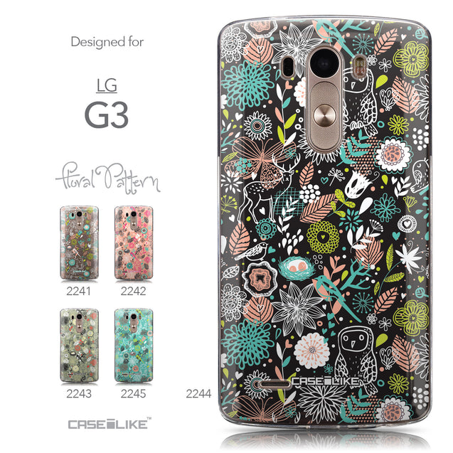Collection - CASEiLIKE LG G3 back cover Spring Forest Black 2244