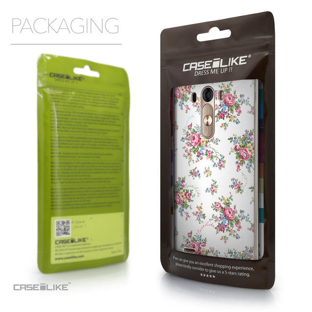 Packaging - CASEiLIKE LG G3 back cover Floral Rose Classic 2260