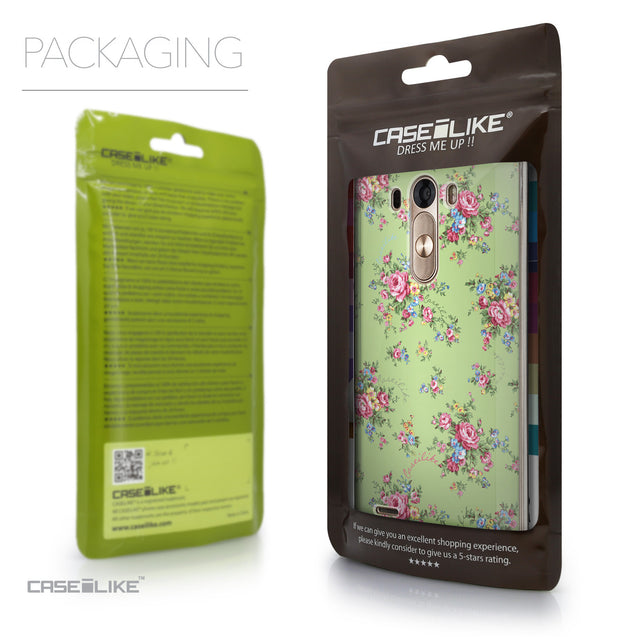 Packaging - CASEiLIKE LG G3 back cover Floral Rose Classic 2262