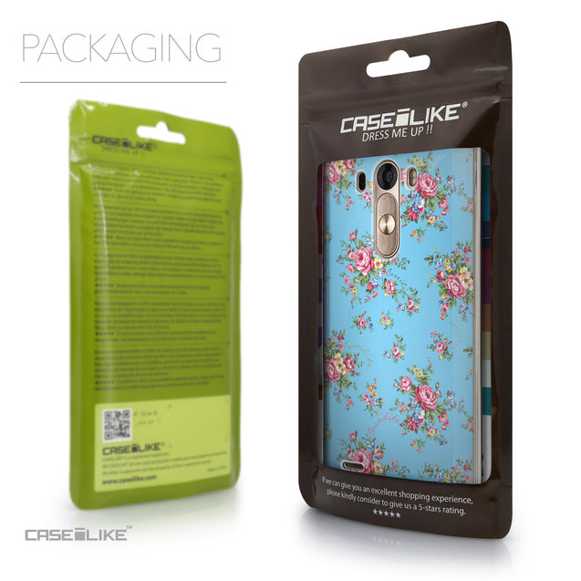 Packaging - CASEiLIKE LG G3 back cover Floral Rose Classic 2263