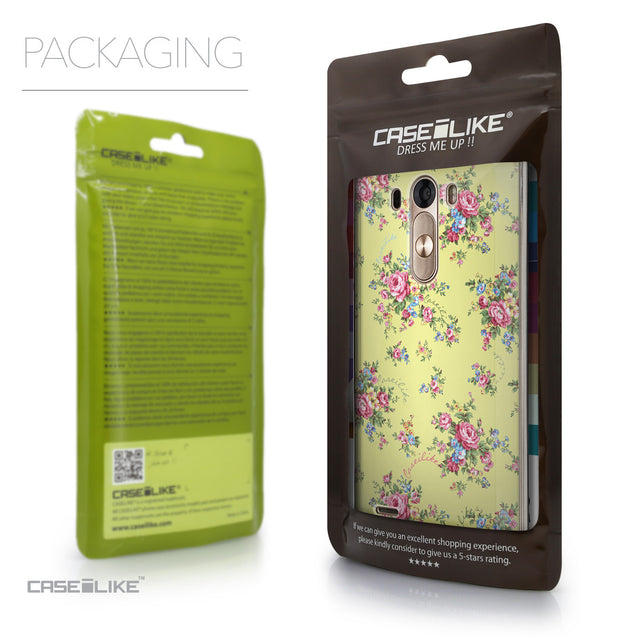 Packaging - CASEiLIKE LG G3 back cover Floral Rose Classic 2264