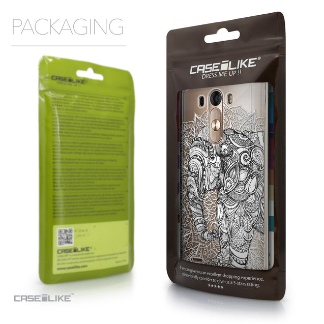 Packaging - CASEiLIKE LG G3 back cover Mandala Art 2300