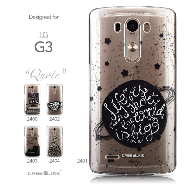 Collection - CASEiLIKE LG G3 back cover Quote 2401