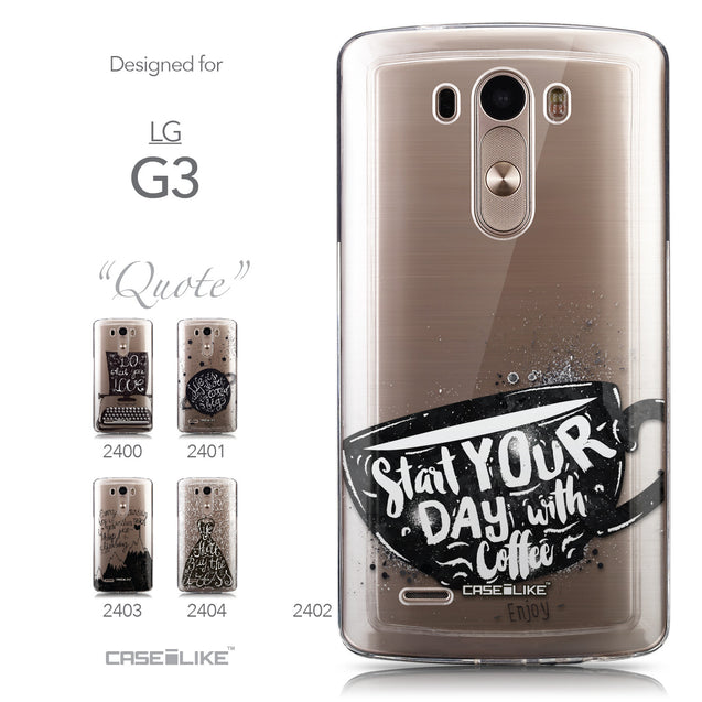 Collection - CASEiLIKE LG G3 back cover Quote 2402