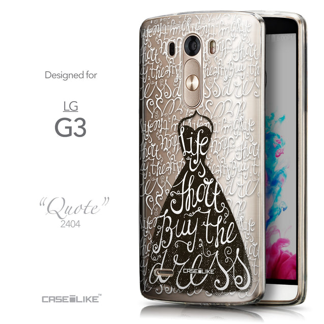 Front & Side View - CASEiLIKE LG G3 back cover Indian Tribal Theme Pattern 2053