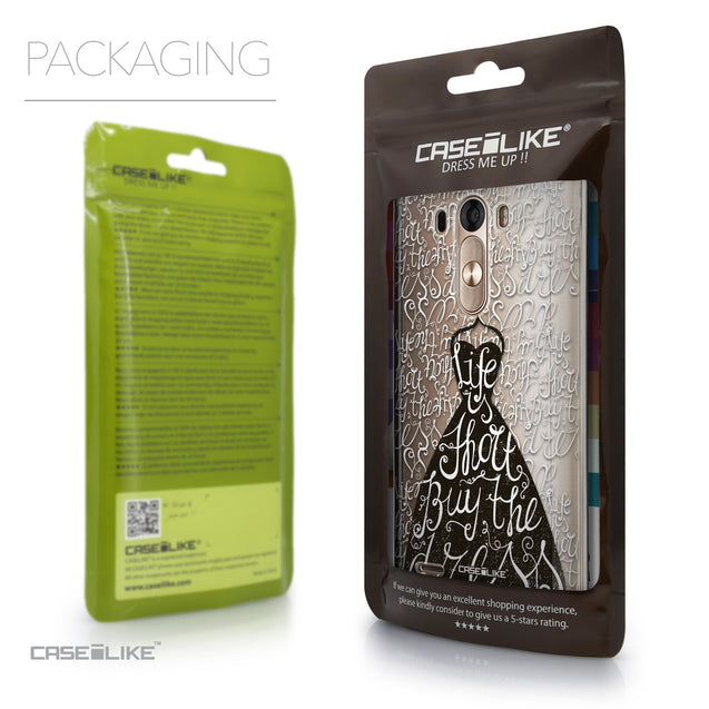Packaging - CASEiLIKE LG G3 back cover Indian Tribal Theme Pattern 2053