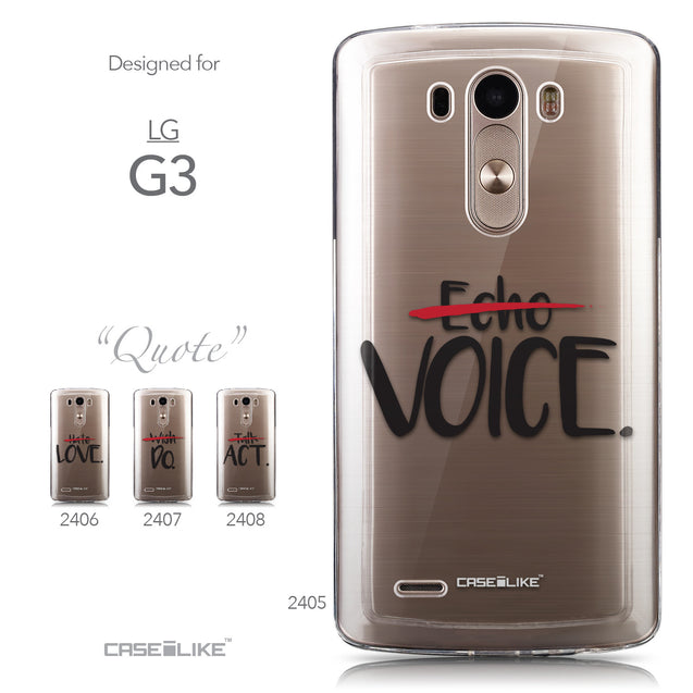 Collection - CASEiLIKE LG G3 back cover Quote 2405