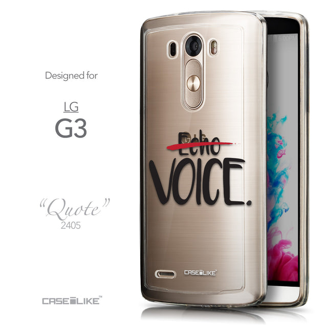 Front & Side View - CASEiLIKE LG G3 back cover Quote 2405