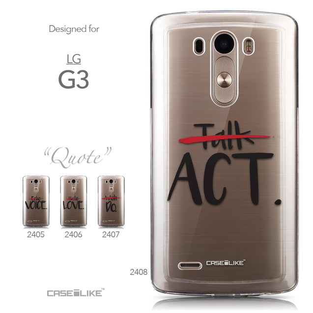 Collection - CASEiLIKE LG G3 back cover Quote 2408