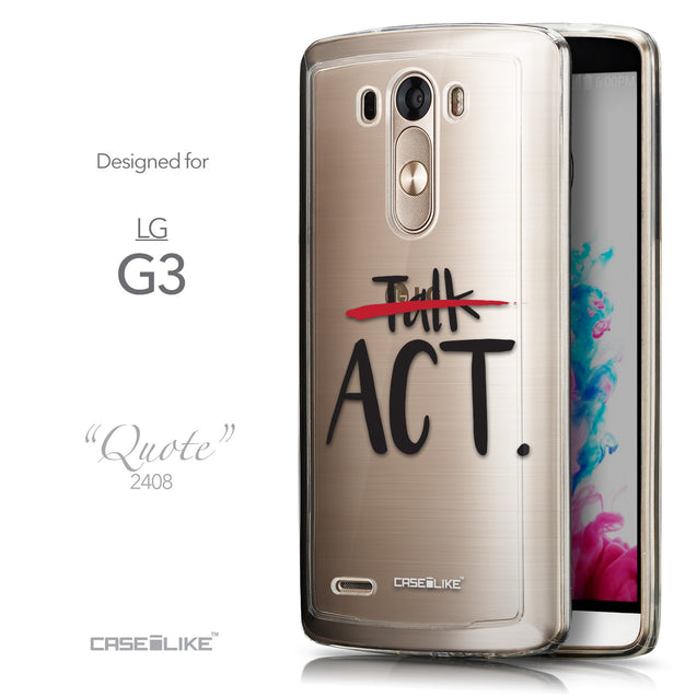 Front & Side View - CASEiLIKE LG G3 back cover Quote 2408