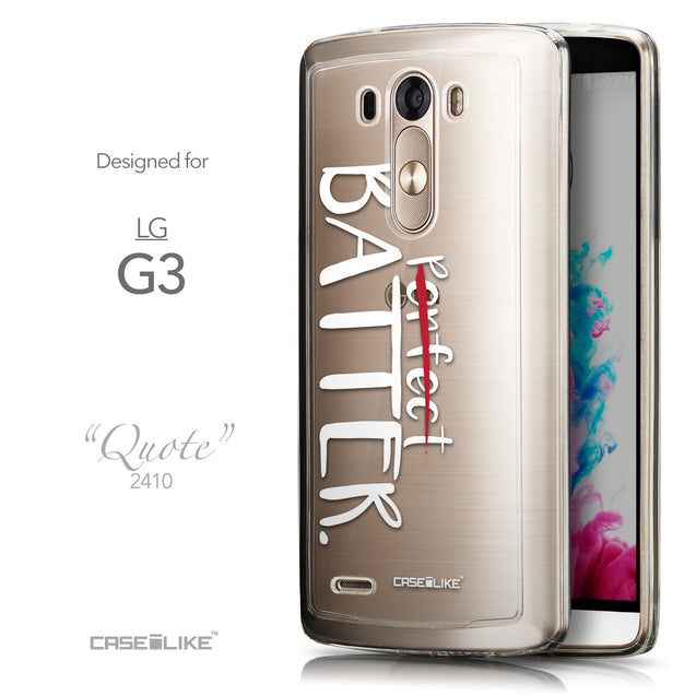 Front & Side View - CASEiLIKE LG G3 back cover Quote 2410