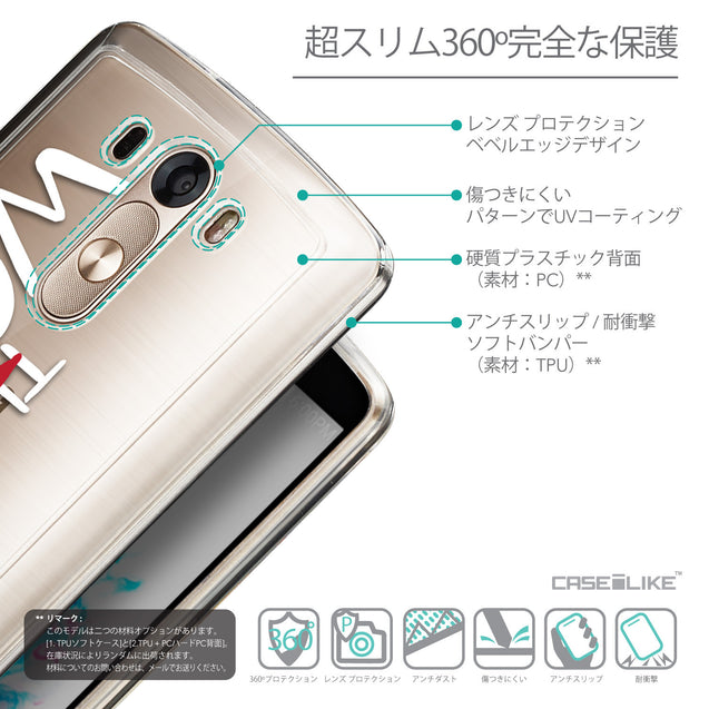 Details in Japanese - CASEiLIKE LG G3 back cover Quote 2411