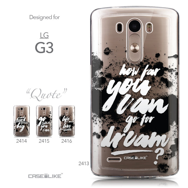 Collection - CASEiLIKE LG G3 back cover Quote 2413