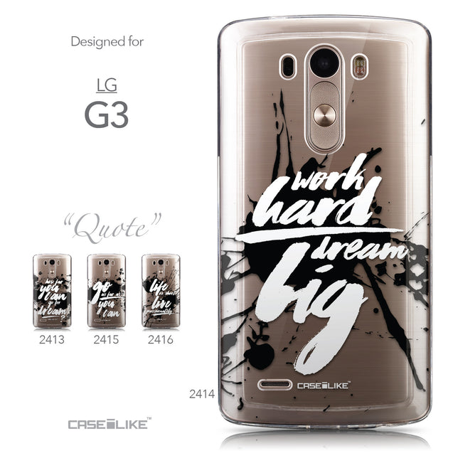 Collection - CASEiLIKE LG G3 back cover Quote 2414