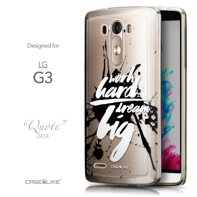 Front & Side View - CASEiLIKE LG G3 back cover Quote 2414