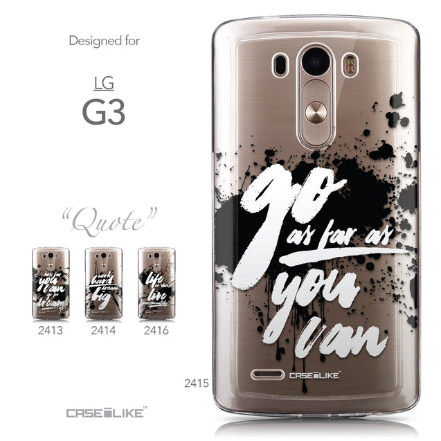 Collection - CASEiLIKE LG G3 back cover Quote 2415
