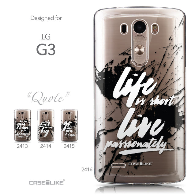 Collection - CASEiLIKE LG G3 back cover Quote 2416