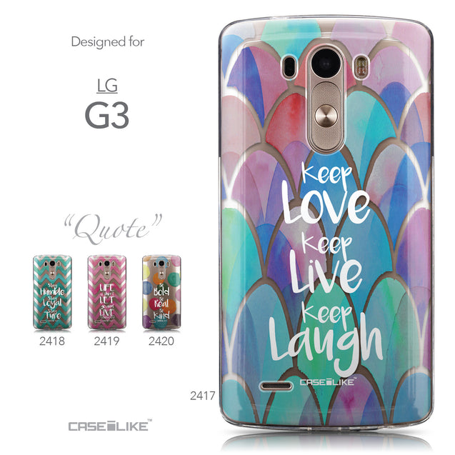 Collection - CASEiLIKE LG G3 back cover Quote 2417