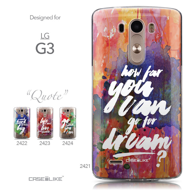 Collection - CASEiLIKE LG G3 back cover Quote 2421